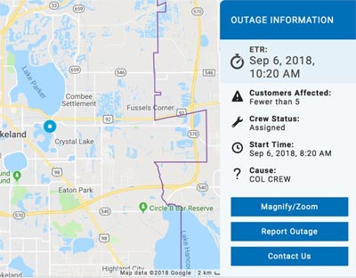 First Person Test New Lakeland Electric Outage Map Lkldnow