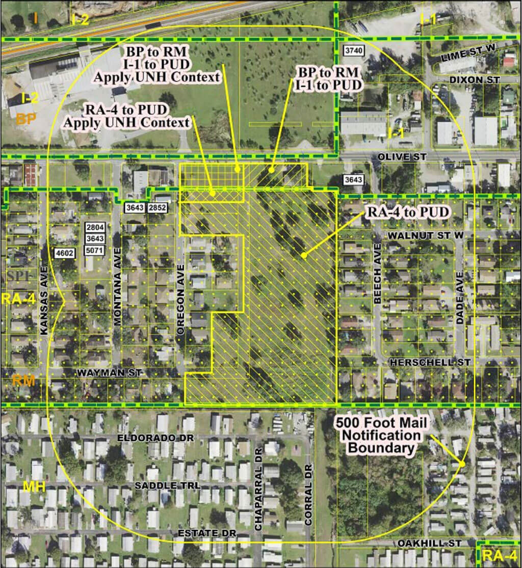 olivestreetapartmentslocatormap LkldNow